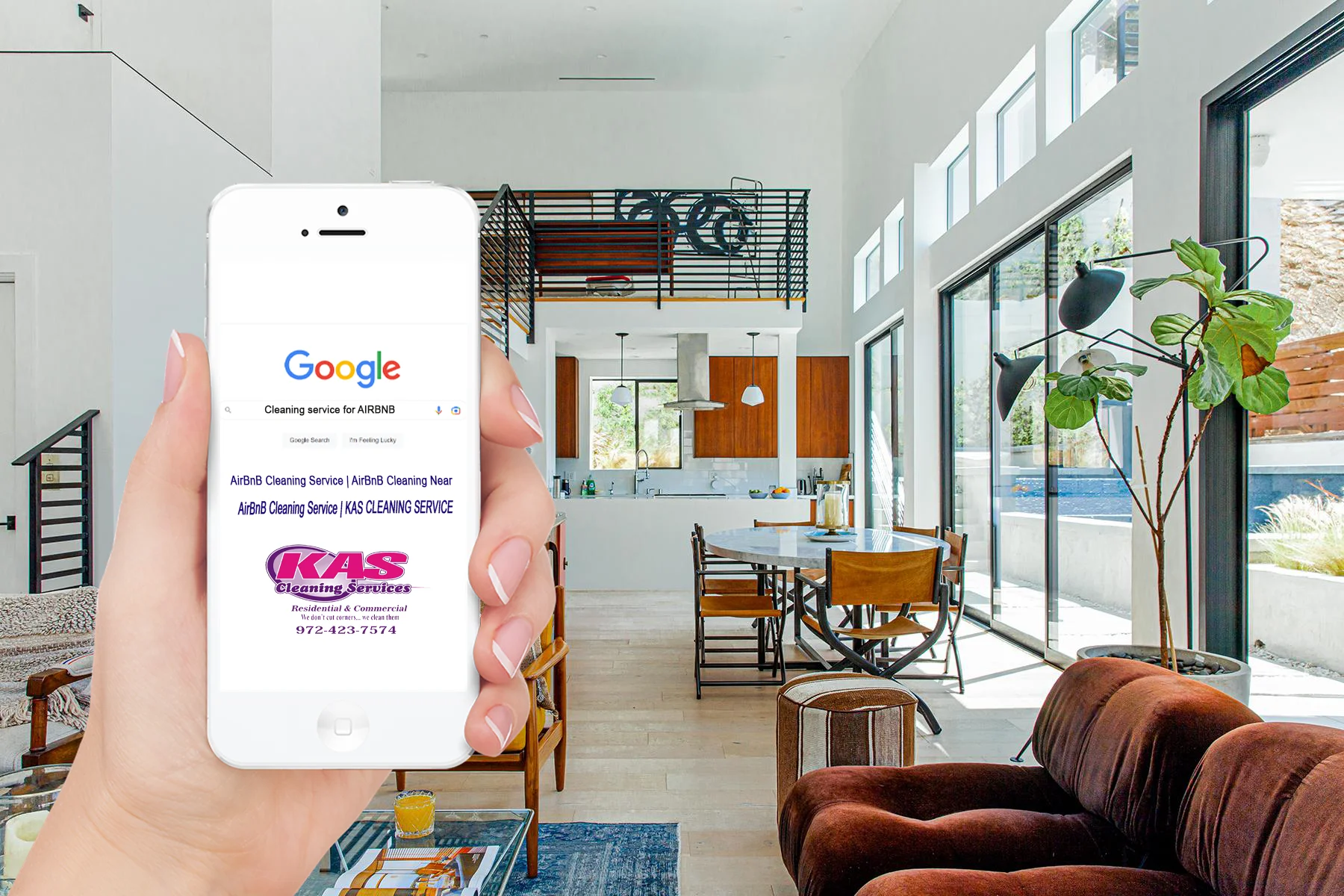 Airbnb property cleaning